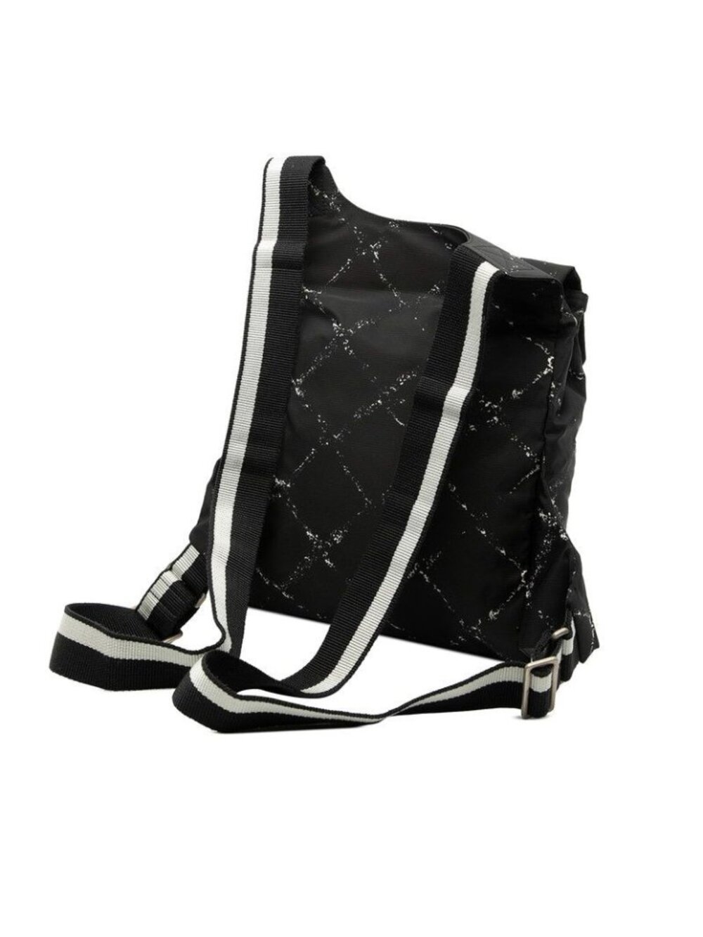 Chanel Travel Line Rucksack Backpack Black Nylon - Picture 2 of 7